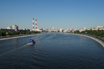 Naklejka premium view river