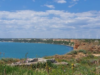 panorama and wind turbine
