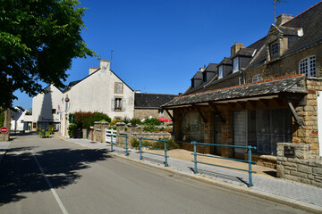 Arzon, France - june 6 2021 : the city center