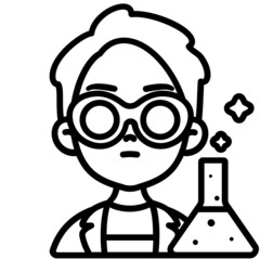 Male Chemist icon