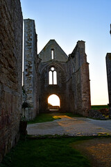  La Flotte, Ile de Re,France - march 13 2020 : Notre Dame de Re cistercian abbey