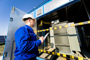 Execution of electrical measuring works on the power transformer