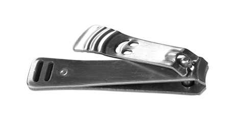 Big size nail cutter on white background