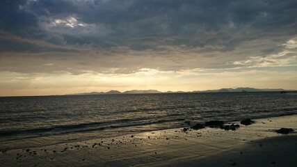 Fototapeta premium sunset at the beach
