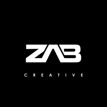 ZAB Letter Initial Logo Design Template Vector Illustration
