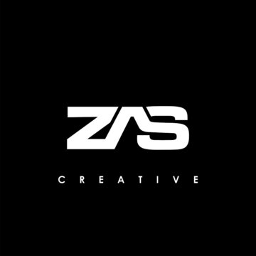 ZAS Letter Initial Logo Design Template Vector Illustration