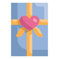 gift flat icon