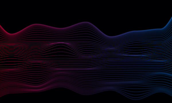 abstract background with lines, focus and blur.