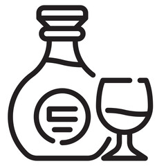 brandy line icon