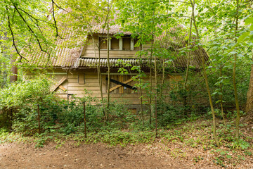 Ewa Braun's summer house, Pobierowo, Poland. - obrazy, fototapety, plakaty