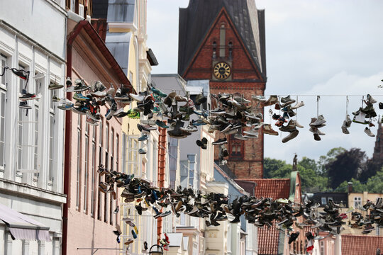 H&auml;userfassaden in Flensburg