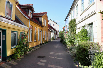 Fototapeta na wymiar historische Gebäude in Flensburg
