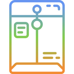 envelope gradient icon