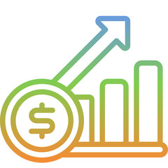 investing gradient icon