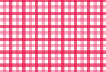 Seamless checkered vector pattern. Seamless checkered vector pattern. Coarse vintage pink plaid fabric texture. Abstract geometric background. Tablecloth for picnic Texture..