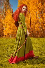 charming redhead archer