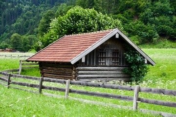 Fototapeta na wymiar Hütte