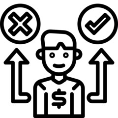 decision line icon