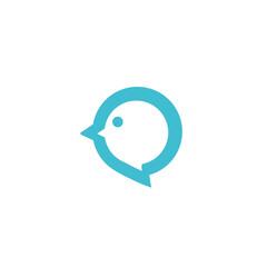 Bird Chat Talk Icon Logo Design Creative For Social Media Or Applications
