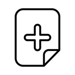 Obraz premium New file icon