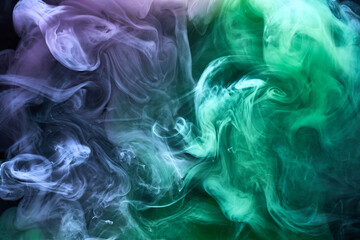 Multicolored bright smoke abstract background colorful fog vibrant colors wallpaper swirl mix paint...