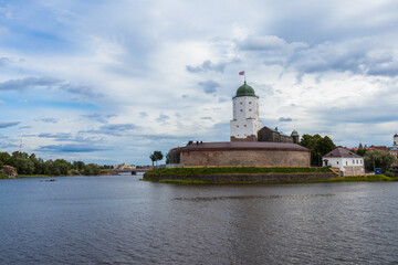 Fototapeta na wymiar Vyborg Castle, St. Olaf's Tower