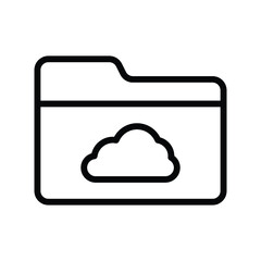 Cloud folder icon