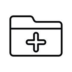 Obraz premium Create folder icon