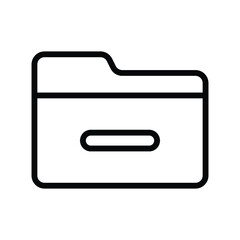 Obraz premium Delete folder icon