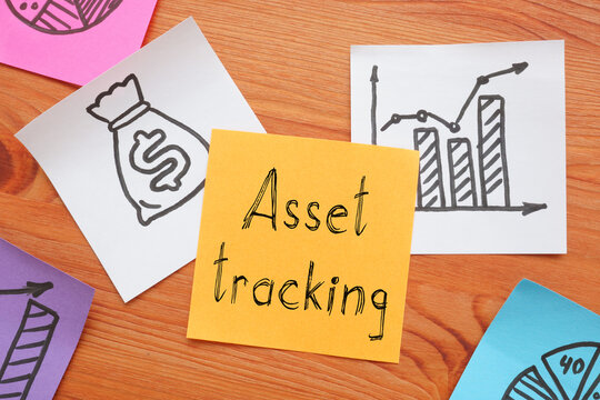 Asset Tracking Is Shown On The Business Photo Using The Text