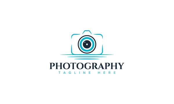 Camera Photography Logo Design Vector Template
