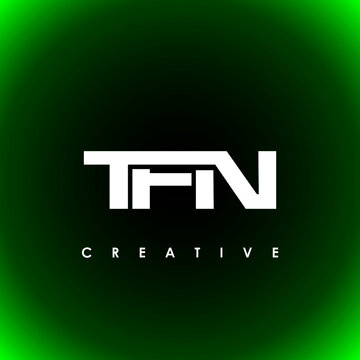 TFN Letter Initial Logo Design Template Vector Illustration