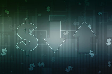 2d rendering usd Dollar symbol 