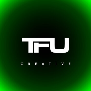 TFU Letter Initial Logo Design Template Vector Illustration