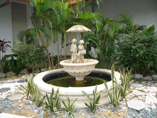 Fountain in the garden
