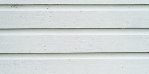 White wooden planks of a wooden house.