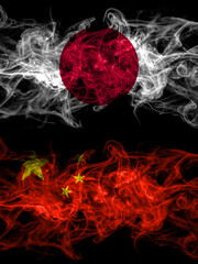 Smoke flags of Japan, Japanese and China, Chinese