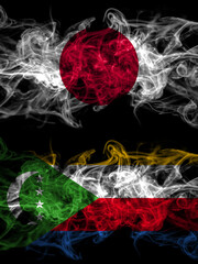 Smoke flags of Japan, Japanese and Comoros, Comorian