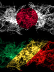 Smoke flags of Japan, Japanese and Congo, Congolese