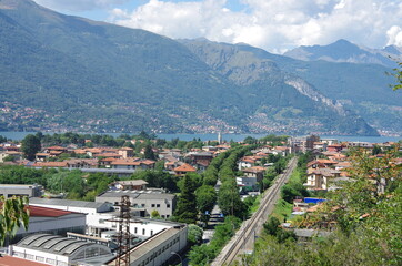 Obraz premium Landscape Lake Como