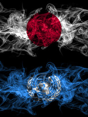 Smoke flags of Japan, Japanese and Organizations, United Nations, UN