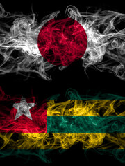 Smoke flags of Japan, Japanese and Togo
