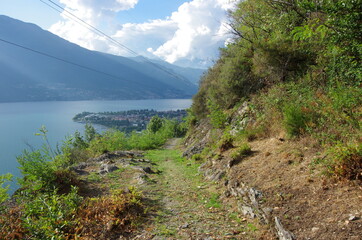 Fototapeta na wymiar Landscape Lake Como