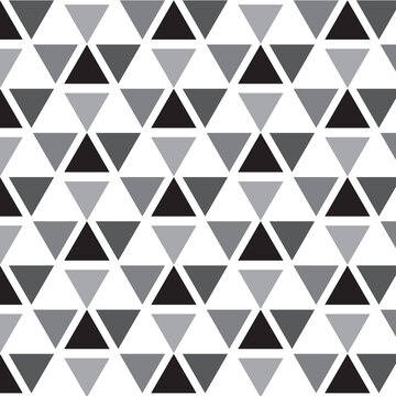multi-toned black triangle pattern