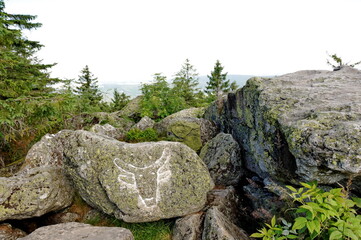 Auf dem Ochsenkopf im Fichtelgebirge