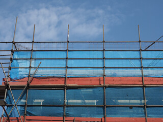 scaffolding for construction work