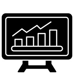 presentation solid icon