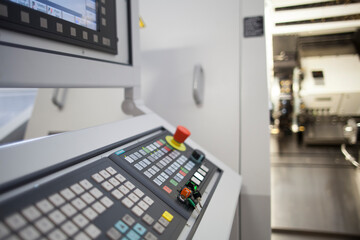 Terminal einer Präzisionsmaschine