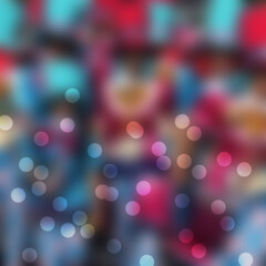 Festive bokeh background 