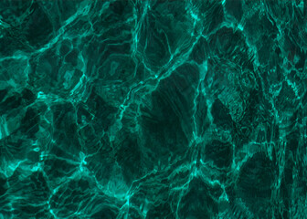 Water texture. Glare and reflections of light